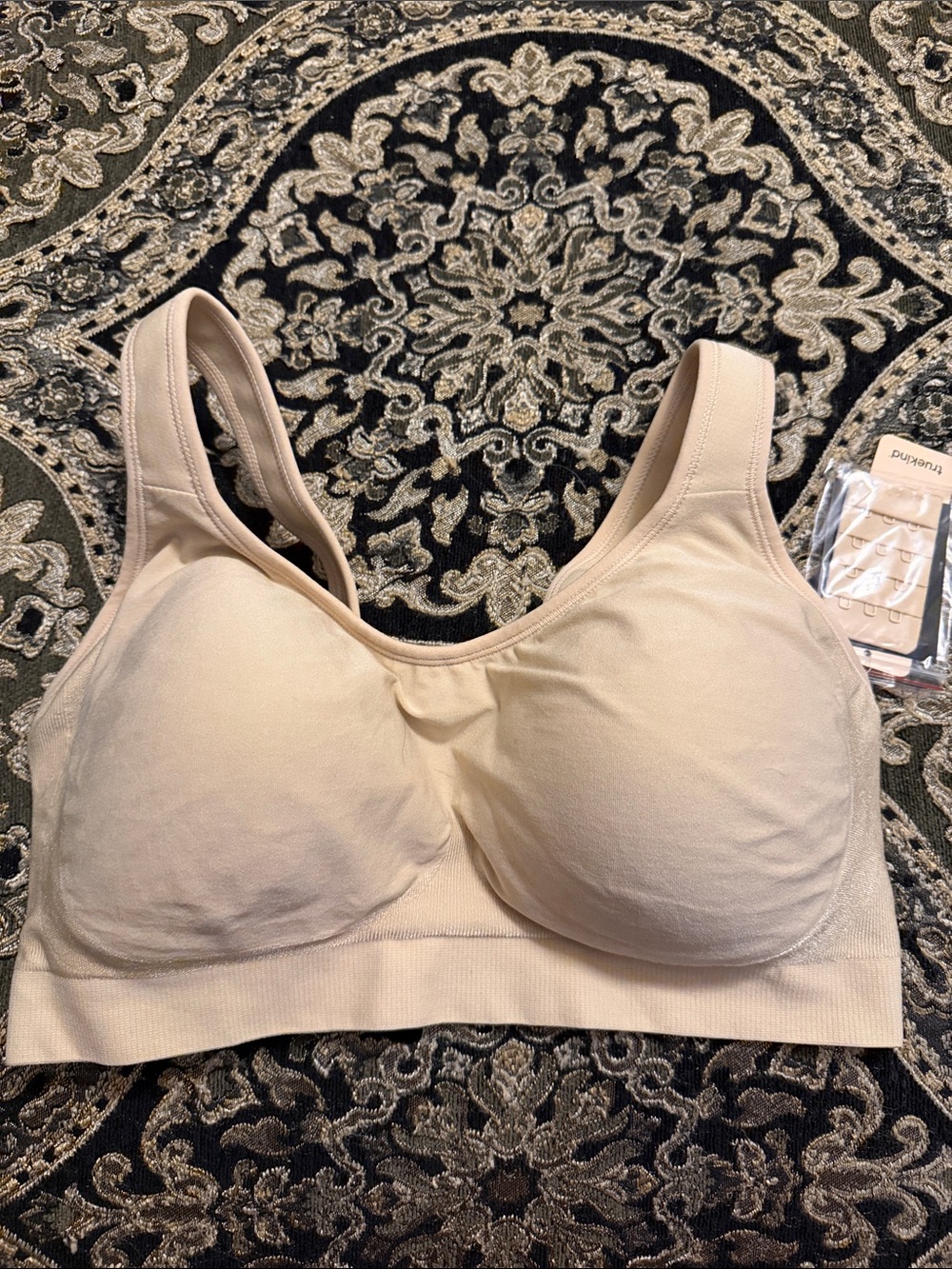 True kind Seamless Comfort Bra - Cream Wireless Support Large